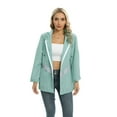 thumbnail image 1 of PENGXIANG Veste Mince Printemps pour les Femmes Veste Imperméable à la Mode Veste Isolée Coupe-Vent Extérieur Noir 2XL, 1 of 11