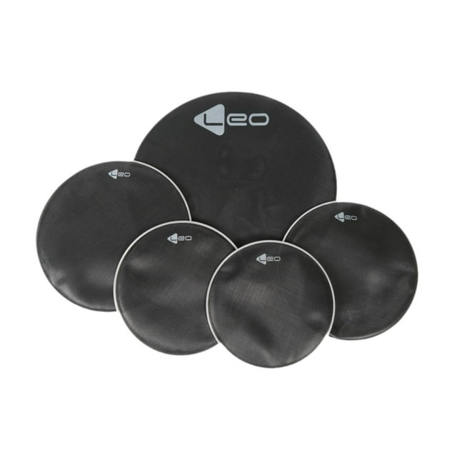 Juego de 5 almohadillas para silenciar batería, silenciador de batería para práctica, piezas de parche de batería, almohadillas de práctica para bater Estilo A