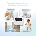 thumbnail image 3 of Tiny Traveler Ai Monitor inalámbrico inteligente para coche de bebé con banco de energía - Alertas de seguridad alimentadas por IA: Detección de llanto/risa/de pie, valla virtual, visión nocturna de l, 3 of 5