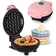 thumbnail image 1 of Mini Máquina para Hacer Waffles, Keto Chaffle Maker con Diseño Compacto, Fácil de Limpiar, Superficie Antiadherente, Plancha para Gofres Pequeña, Perfecta para Desayuno Postre Sándwich, 4 Pulgadas, 1 of 5