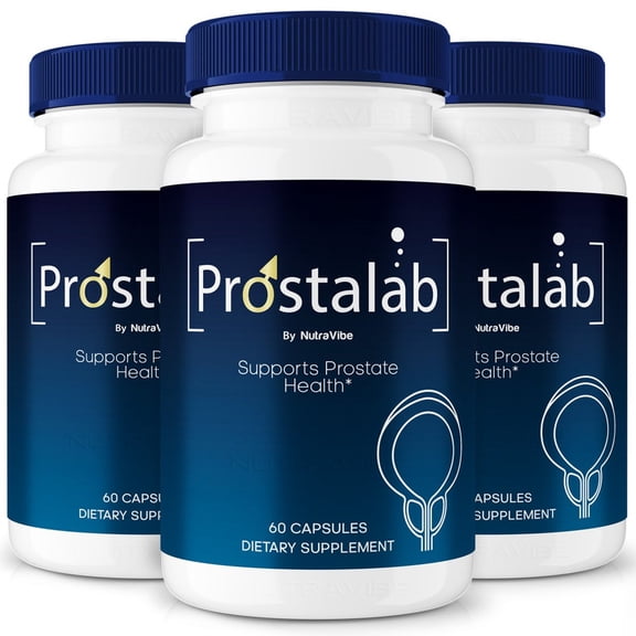 (3 Pack) Prostalab Capsules - Prosta Lab Prostate Support Formula with Natural Blend for Urinary Flow, Comfort & Balance | Easy-to-Swallow Daily Pills for Over-All Wellness (180 Capsules)