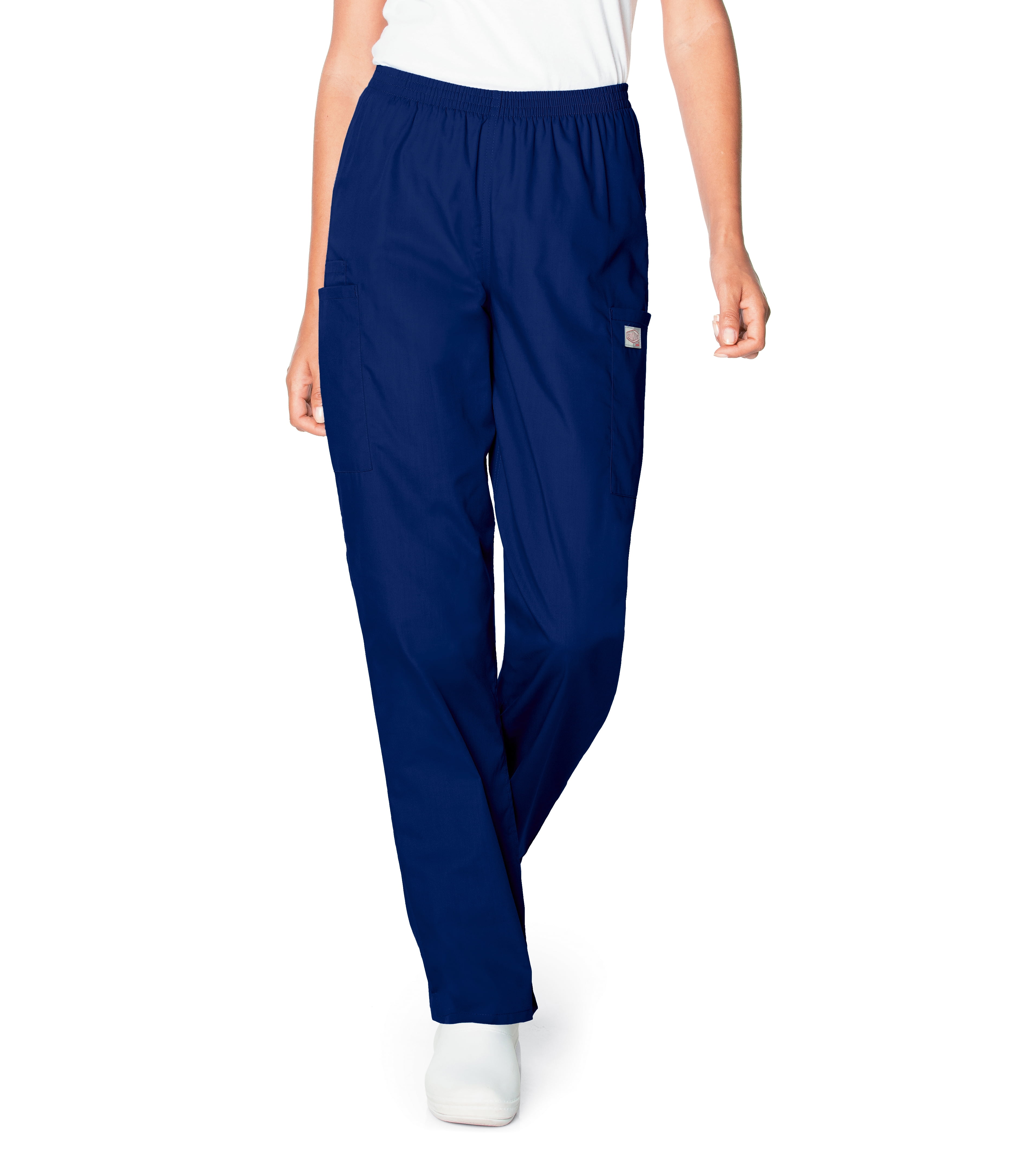 Landau Scrub Zone Relaxed Fit 3Pocket Elastic Cargo Scrub Pants for