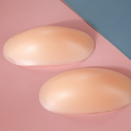 HOMEMAXS Silicone Self Adhesive Shoulder Pads for Bra Khaki Color 1 Pair