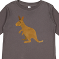thumbnail image 4 of Inktastic Kangaroo Cute Boys or Girls Long Sleeve Toddler T-Shirt, 4 of 5