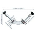 thumbnail image 3 of Clearance! Denhf 90° Tube Clamp, Aluminum Alloy Right Angle Corner Clamp for Welding, Woodworking, DIY Projects, and Cabinet Making, Welding Tools, 3 of 8