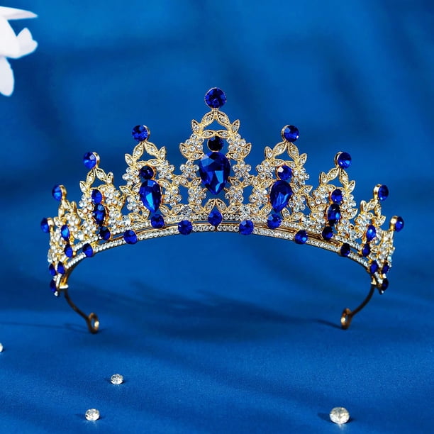 Red Crowns for Women,Red Tiaras for Women,Gold Crown Royal  display picture 1
