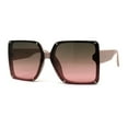 thumbnail image 1 of SA106 Classy 90s Designer Butterfly Metal Stud Plastic Chic Sunglasses Pink Brown Pink, 1 of 4