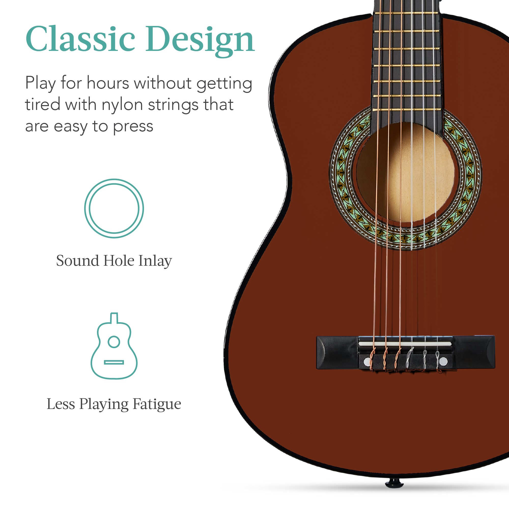 Best Choice Products 30" Kids Acoustic Guitar Starter Kit photo 6
