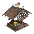 thumbnail image 2 of Casa De Pájaros De Madera, Comedero De Pájaros Para Jardín, Casas De Pájaros Colgantes Para Regalo De Jardín Doméstico Yuarrent PT002171-00, 2 of 6