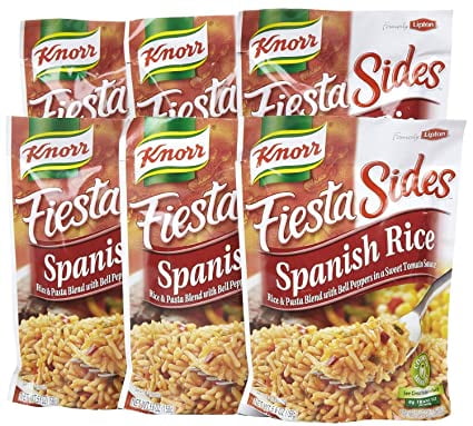 Knorr Rice Sides Spanish Rice, Cooks in 7 Minutes, No Artificial Flavors, No Preservatives, No Added MSG 5.6 oz