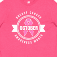 thumbnail image 4 of Inktastic October Breast Cancer Awareness Month Badge Youth T-Shirt, 4 of 5