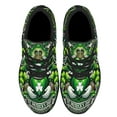 thumbnail image 2 of St Patrick's Day Claddagh Symbol and Shamrocks Shoes Sneakers Black Size 3.5, 2 of 7