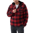 thumbnail image 1 of Chaqueta Gary Com de forro polar sherpa de franela gruesa y gruesa para hombre, 1 of 9
