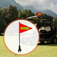 thumbnail image 5 of Golf Cart Flag Pole Kit Reflective Strips Telescopic Pole Durable Nylon Fiber Adjustable Electric Vehicles Outdoor Use, 5 of 7