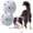 Toy Ball-Blue (Pack of 2), variant on Dog Balls Toys for Aggressive Chewers, Indestructible Durable Bouncy Floating Balls for Dogs to Fetch, Durable Solid Rubber Ball for Training Dog Toy Ball-Red (Pack of 1),Small