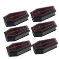 thumbnail image 3 of FRCOLOR Halloween Miniature Coffin Box Plastic Multi Color Realistic Design for Party Favors and Decor 6pcs, 3 of 8