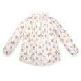 thumbnail image 1 of Hope & Henry Girls' Floral Pintuck Blouse, 1 of 3