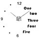 thumbnail image 5 of Reloj Decorativo de Pared Números Extraíbles DIY 3D Reloj Venta Liquidación Oficina Decoración para Regalos Negro Colco Reloj de pared con la etiqueta engomada del espejo, 5 of 8
