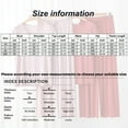 thumbnail image 3 of Women Homewear Solid Color Loose Pajamas Short Sleeve T Shirt Drawstring Wide Leg Pants Sleepwear 2 Piece Set, 3 of 7