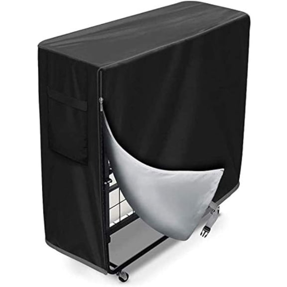 Folding Bed Cover Dust Proof Guest Bed Storage Bag Cover for Indoor and Outdoor 38.9 * 14.9 * 44.9in