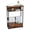Brown, variant on End Table for Narrow Space, 3 Tier Narrow Side Tables Modern Sofa Table with Storage Shelf, Bedside Table Slim Nightstand with Magazine Rack Living Room Home Office,Brown