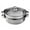 Silver, variant on WXLCISI Steamer for Cooking, Food Grade Stainless Steel Steamer Pot, 11 inch Steam Pots with Glass Lid 2-tier for Cooking Vegetables, Seafood, Soups, Stews and Pasta Cooking Tool