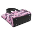 thumbnail image 4 of Single Shoulder Bag Rivet Bag 7.48×7.48×3.94in Removable Shoulder Belt Can Be Held Or Diagonal Across A Variety Of Matching Styles Texture Military Camouflage Pattern Abstract Pink_3, 4 of 6