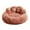 Pink, variant on Plush Paw Shaped Calming Pet Bed, Medium Size Donut Cushion with Non-Slip Bottom, Machine Washable Soft Teddy Bear Bed for Small Medium Dogs & Cats