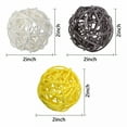 thumbnail image 5 of XIBUFE 2026 New Rattan Ball,24Pcs 2" Decorative Balls Orbs Vase Bowl Fillers for Home Decor, Table Centerpieces, Vase Fillers, Living Room, Office, Holiday Decorations, 5 of 5