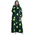 thumbnail image 3 of Blanket Hoodie, Printing Pattern Oversized Hoodie Blanket Sweatshirt  For Halloween, 3 of 6