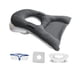 thumbnail image 5 of Almohada boca abajo cómoda almohada ergonómica boca abajo cojín facial soporte para el cuello para Gris, 5 of 9