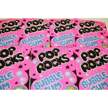 BAYSIDE CANDY POP ROCKS BUBBLE GUM, PACK OF 12 POP ROCKS