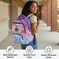 thumbnail image 4 of KUIFORTI Rose Panda Girls Backpack Set, Cute 4Pcs School Bag with Lunch Box Pencil Pouch Water Bottle Sleeve for Elementary Primary Middle School Students, 4 of 6