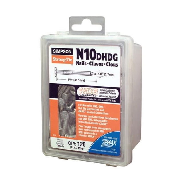 Simpson Strong-Tie N10DHDG-R 1.5 in. Nails Strong Drive