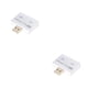 thumbnail image 4 of Hub de cargador Moyic USB2.0 ligero doble Adaptador Blanco 2Conjunto, 4 of 6