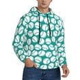 thumbnail image 2 of Junzan Green Baseball for Men's Hoodie - Fall Pullover Hooded Sweatshirt-Hooded Sweatshirt for Men - Men's Stylish Sweatshirt for Winter & Autumn-4X-Large, 2 of 7