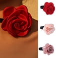 thumbnail image 2 of SIEYIO Elegant Choker Neckwear Collarbone Necklace Rose Choker Women Valentines Gift, 2 of 17