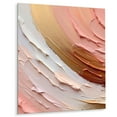 thumbnail image 2 of Designart "Spiral Radiance Peach Gold Brilliance" Abstract Spirals Metal Wall Decor, 2 of 5
