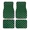 BlackGreen, variant on 4PCS JDM Racing Carpet Floor Mat Dadu Dice Car Floor Mat Accessories Classical Anti-Slip Checkered Print Floor Foot Pad Mats