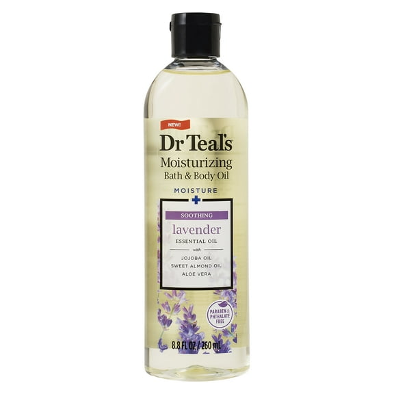 (Pack 6) Dr Teal's Soothe & Sleep with Lavender Body and Bath Oil, 8.8 fl oz