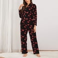 thumbnail image 2 of Sikiie Flamingo Pajamas for Women Set, Womens Pajama Sets, Lounge Sets for Women, 2pjs for Women-Medium, 2 of 7