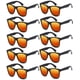thumbnail image 1 of Paquete de 10 Lentes de Sol Negros Retro para Fiesta de los 80s para Adultos, 1 of 7