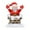 #10, variant on Fwttom Christmas Inflatables 3D Large Santa Claus Balloon - Christmas Decorations Outdoor Indoor for Xmas Holiday Party Supplies Balloons, 55 inch