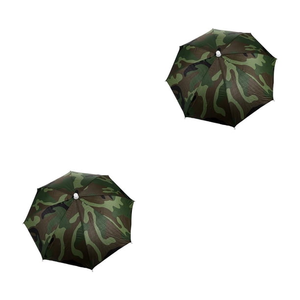 Sonducket 1 pieza nueva cabeza plegable paraguas sombrero Camping paraguas sombrero elástico Golf al aire libre sombrero para el sol pesca Camping Type1 NO1 Sonducket CBP066297