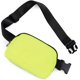thumbnail image 1 of Riñonera unisex para hombre y mujer, tipo bandolera, resistente al agua, para llevarla a cualquier lugar, con correa ajustable de 50 pulgadas de largo (verde neón), 1 of 5