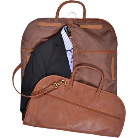 Royce Leather Garment Bag Travel Luggage in Genuine Leather - 0