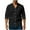 A-Black, variant on Mens Cotton Linen Shirts Long Sleeve Button Down Henley Shirts Cotton Summer Beach Cuban Shirts Vacation Hawaiian Shirts B-Black