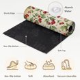 thumbnail image 6 of Area Rugs 4'x6'. Botanical Cherry Carpet Runner Indoor Outdoor Rugs Home Decor Aesthetic, Vintage Brown Forest Fruits Green Branch Non Slip Mats Washable Accent Rug for Living Room Bedroom, 6 of 8