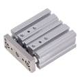 thumbnail image 4 of Compact Guide Cylinder, Double Acting High Accuracy Slide Bearing Pneumatic Cylinder 3 Rod M5 Thread  For Industrial, 4 of 8
