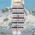thumbnail image 3 of Stamzod Women's Pajama Pants Winter Thick Warm Fleece Pajamas with Pocket Sleepwear Casual Drawstring Lounge Pants Women Clothing Pink C XXL, 3 of 4